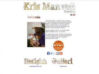 Kris Manvell Website Design – July 2009