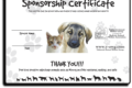 Yalikavak Animal Welfare Group Certificate – December 2009