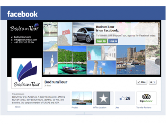 BodrumTour Facebook Business page – November 2012