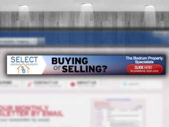 Select Bodrum Property Web Banner Design – February 2013
