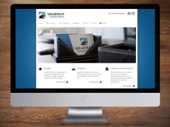 Sharman Law Office website – January 2014