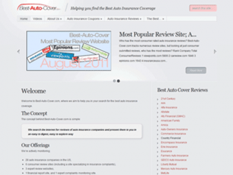 Best-Auto-Cover Website Design – August 2011