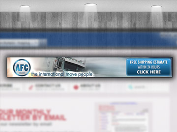 AFC Freight Forwarders Web Banner Design – Feburary 2013